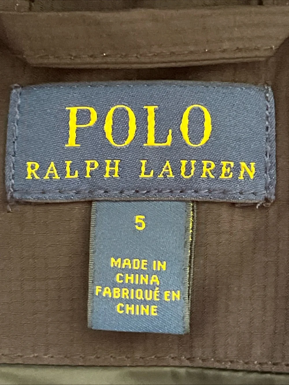 Polo Ralph Lauren Down Feather Navy Puffer Vest with Detachable Hood Boys 5T